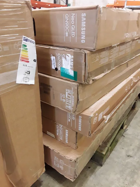 PALLET OF APPROXIMATELY 6 ASSORTED BOXED TV SCREENS