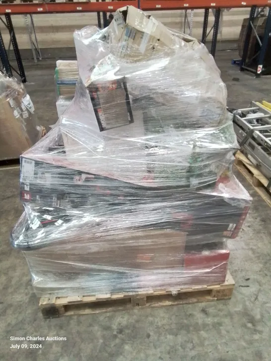 PALLET OF APPROXIMATELY UNPROCESSED RAW RETURN HOUSEHOLD AND ELECTRICAL GOODS TO INCLUDE;