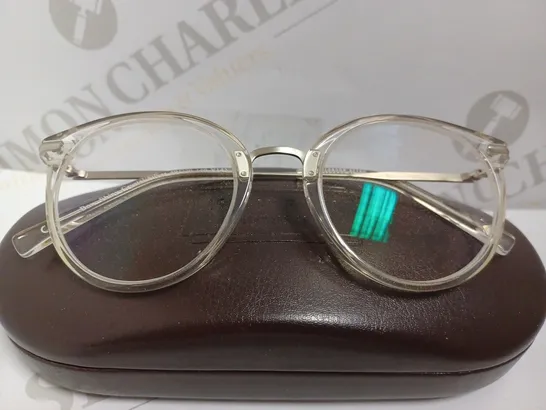 LONDON RETRO BOW SHINY CRYSTAL/SILVER PRESCRIPTION GLASSES