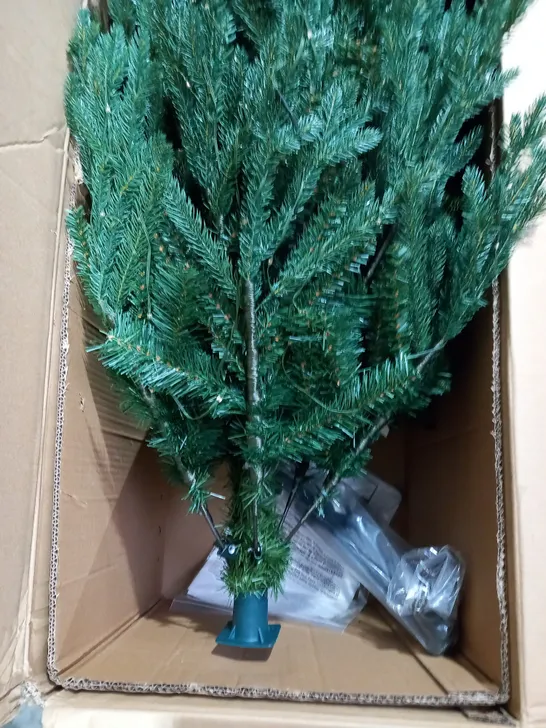 BOXED KELLY HOPPEN KENSINGTON FIR CHRISTMAS TREE - 6FT, NATURAL - COLLECTION ONLY