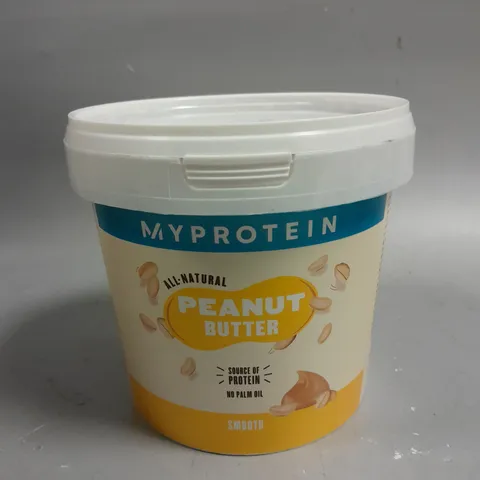 SEALED MYPROTEIN ALL-NATURAL PEANUT BUTTER - SMOOTH 1KG