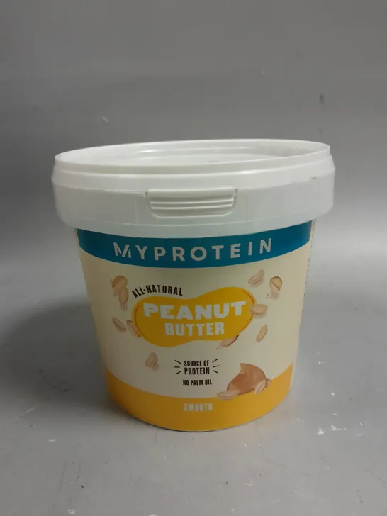 SEALED MYPROTEIN ALL-NATURAL PEANUT BUTTER - SMOOTH 1KG