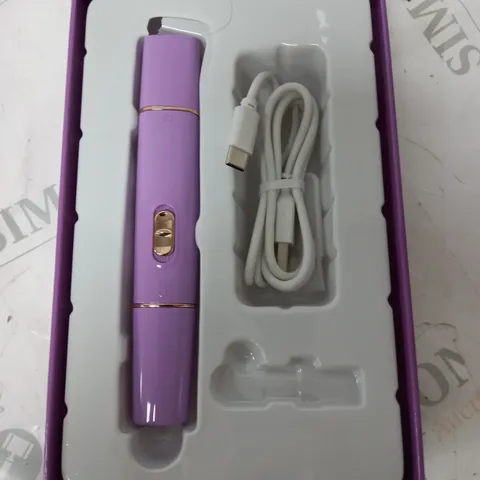 BOXED BEAUTY 2 IN 1 SUPER SMOOTH FACE & BROWS HAIR REMOVER, PURPLE