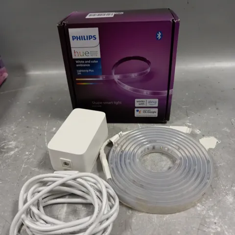 BOXED PHILIPS HUE LIGHTSTRIP PLUS 2M LED STRIP LIGHT 