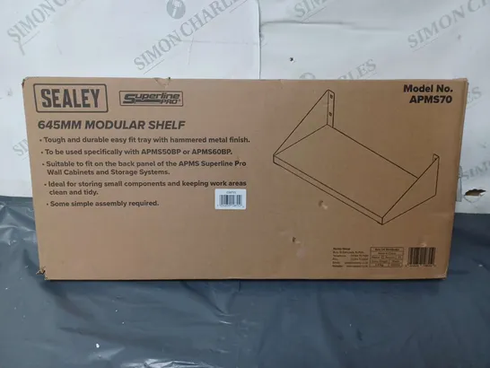 BOXED SEALEY SUPERLINE PRO 645mm MODULAR SHELF