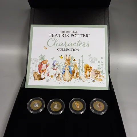 BOXED BEATRIX POTTER CHARACTERS COLLECTION COIN SET 