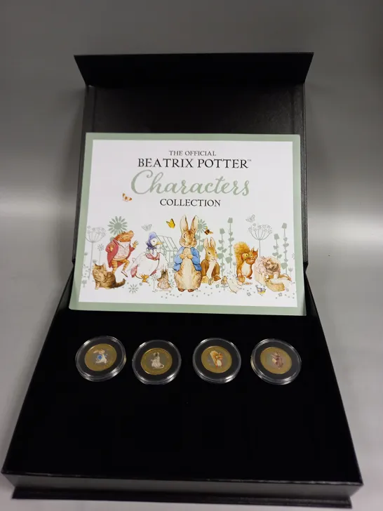 BOXED BEATRIX POTTER CHARACTERS COLLECTION COIN SET 