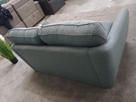 DESIGNER G PLAN VINTAGE 68 SHERBERT TEAL FABRIC SMALL SOFA