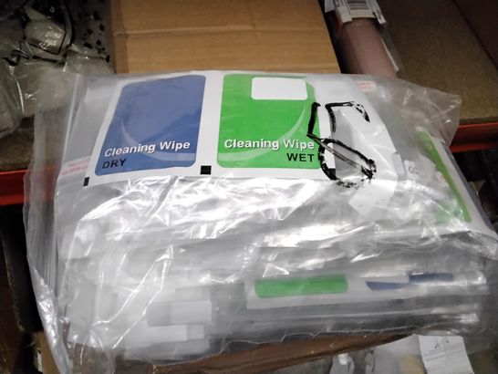 BOX OF MANY WET / DRY CLEANING WIPES
