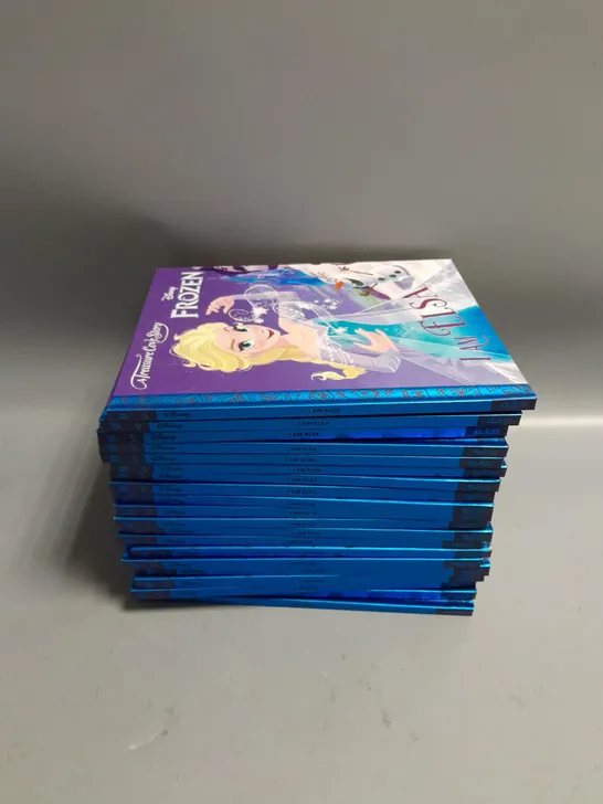 LOT OF APPROX 20 DISNEY FROZEN I AM ELSA HARDBACK BOOKS