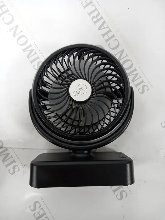 BOXED CAMPING FAN BLACK F-120