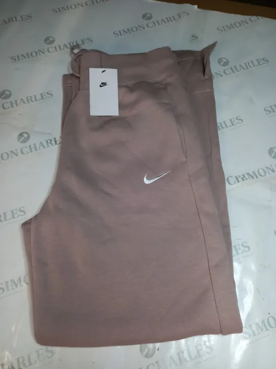 NIKE LOGO WIDE LEG TRACKSUIT BOTTOMS SIZE M