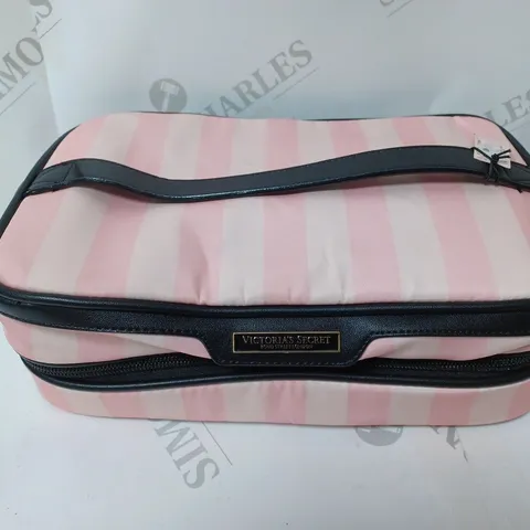 VICTORIA'S SECRET COSMETIC BAG PINK STRIPED