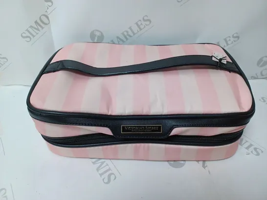 VICTORIA'S SECRET COSMETIC BAG PINK STRIPED