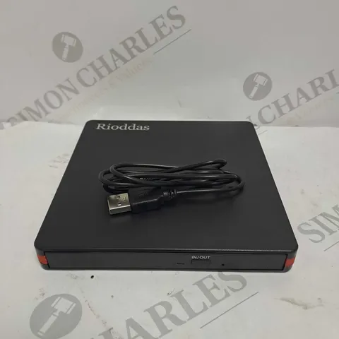 BOXED RIODDAS EXTERNAL DVD/CD DRIVE 