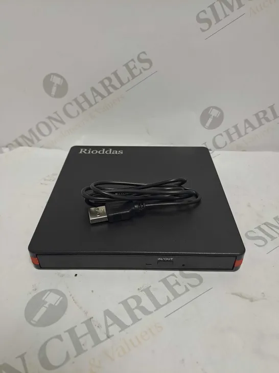 BOXED RIODDAS EXTERNAL DVD/CD DRIVE 