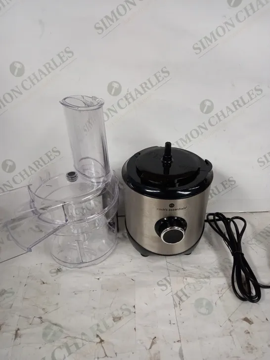 COOK'S ESSENTIALS 400ML COMPACT DOUBLE BLADE FOOD PROCESSOR