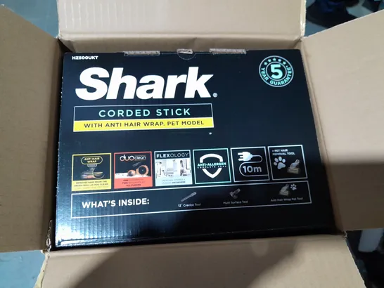 SHARK CORDED STICK VACUUM HZ500UKT