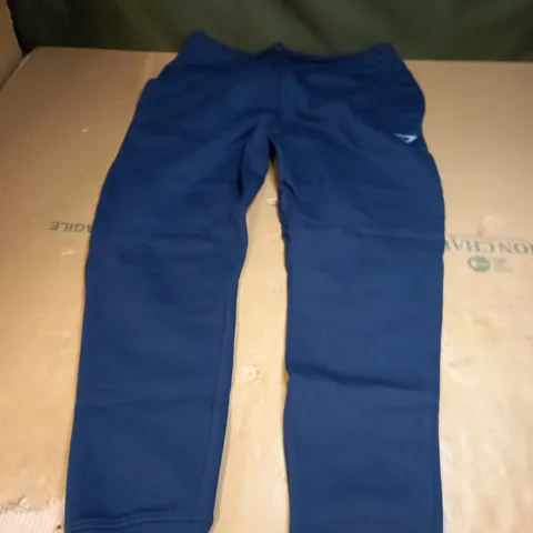 NAVY BLUE GYMSHARK JOGGERS SIZE M 