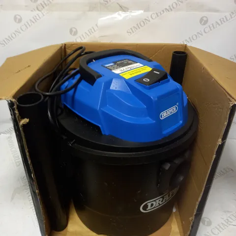 DRAPER 90107 230V 1250W 15L WET AND DRY VACUUM CLEANER