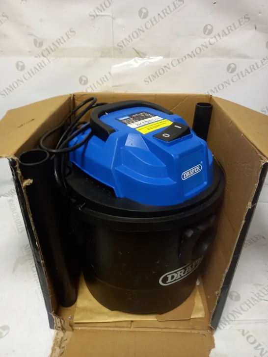 DRAPER 90107 230V 1250W 15L WET AND DRY VACUUM CLEANER