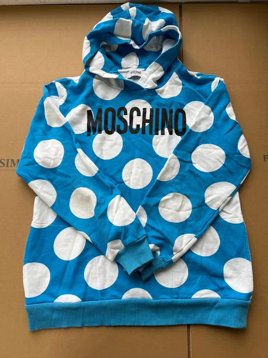 MOSCHINO TEEN BLUE SPOTTED JUMPER SIZE 14Y