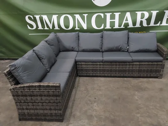 BRAND NEW NEVADA GARDEN AND PATIO RATTAN SOFA SET  RRP £995