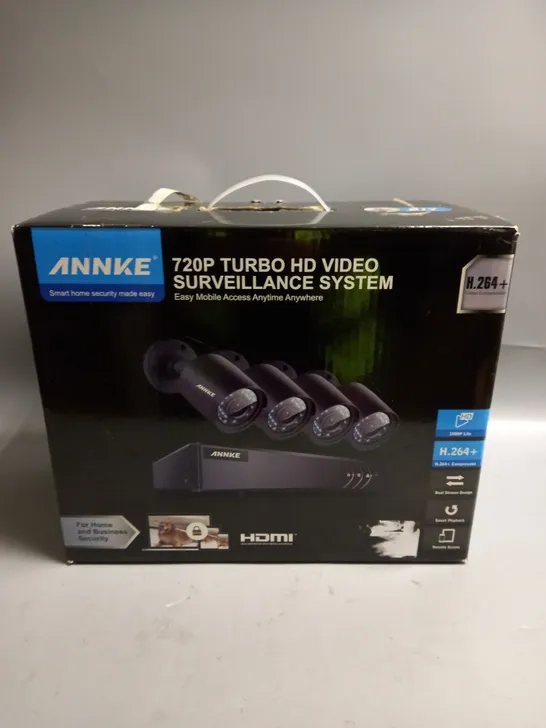 BOXED ANNKE SMART HOME 720P TURBO HD VIDEO SURVEILLANCE SYSTEM
