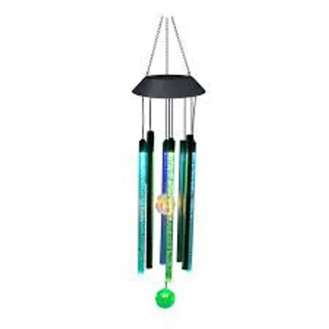 BOXED HOME2GARDEN MULTI COLOURED WIND CHIME