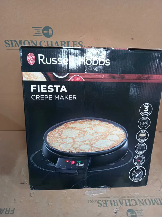 RUSSELL HOBBS FIESTA CREPE MAKER 