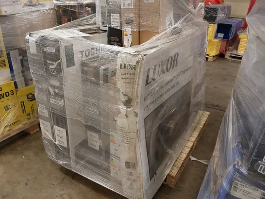 PALLET OF APPROXIMATELY 13 ASSORTED UNPROCESSED RAW RETURN TV'S TO INCLUDE;