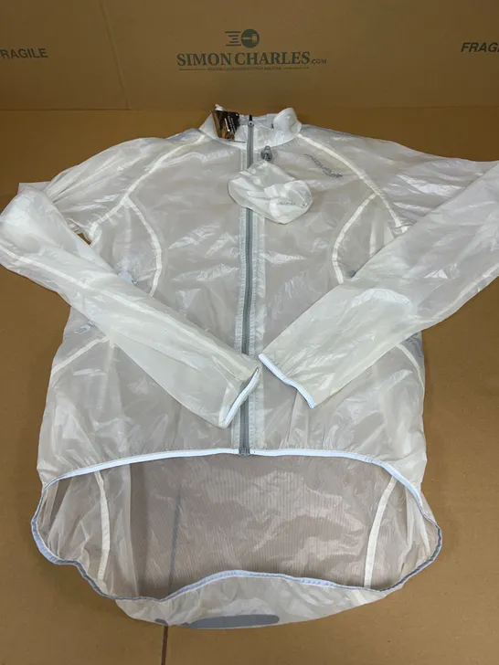 ENDURA PRO ADRENALINE RACE CAPE IN TRANSPARENT SIZE MEDIUM