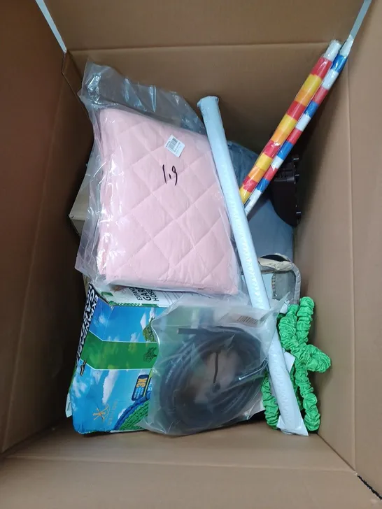 BOX TO CONTAIN APPROX. 15 X ASSORTED HOUSEHOLD PRODUCTS, INCLUDES FRUIT PRESS, VACCUM SEAL BAGS, CAT BOWL ETC 