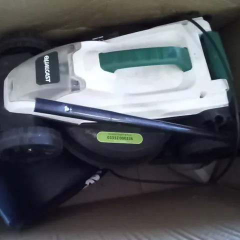 BOXED USED QUADCAST CORDLESS LAWN MOWER A02209