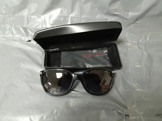 RALPH RA5160 SQUARE SUNGLASSES - BLACK