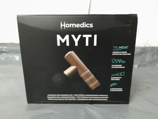 BOXED HOMEDICS MYTI PORTABLE MINI MASSAGER