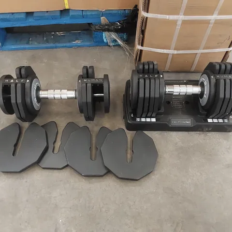 HALF HUMAN ADJUSTABLE DUMBBELLS (2 X 25KG)