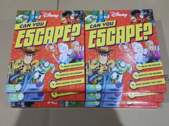 LOT OF 6 DISNEY CAN YOU ESCAPE PUZZLE SETS