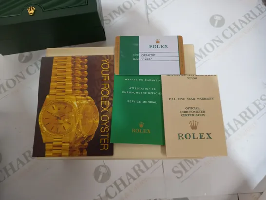 ROLEX BOX WATCH NOT INCLUDED 