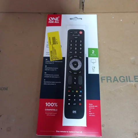 SEALED ONE FOR ALL UNIVERSAL REMOTE CONTROL 