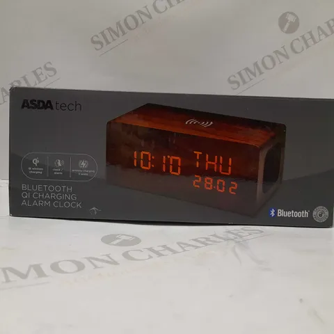 TECH BLUETOOTH QI CHARGING ALARM CLOCK