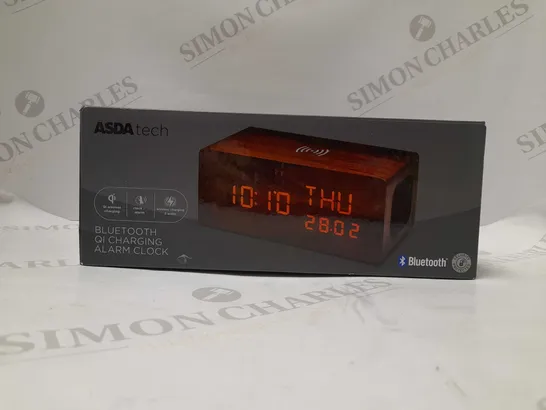 TECH BLUETOOTH QI CHARGING ALARM CLOCK