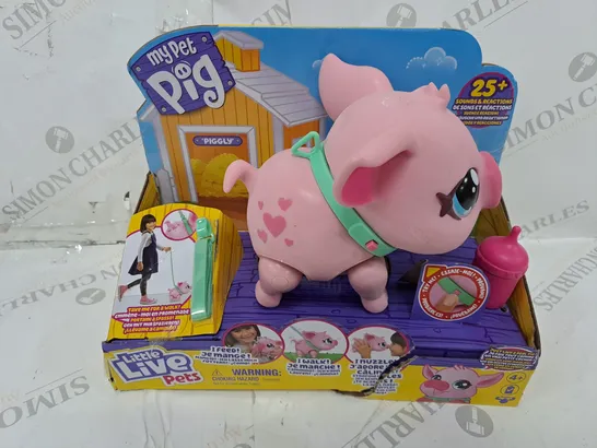 LITTLE LIVE MY PET PIG RRP £24.99