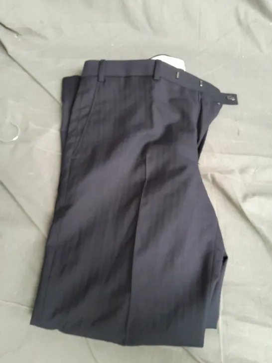 M&S SARTORIAL MENS SUIT TROUSERS DARK BLUE SIZE 34IN WAIST 29IN LEG