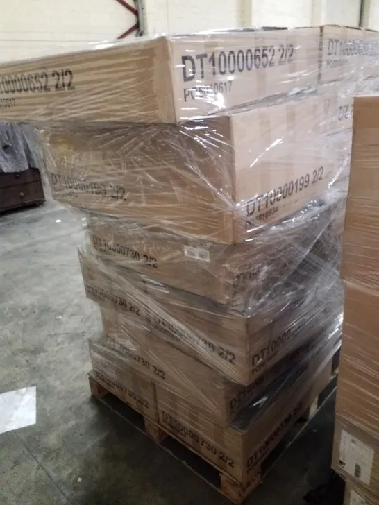 PALLET CONTAINING APPROXIMATELY 17 ASSORTED FLATPACK FURNITURE PARTS 