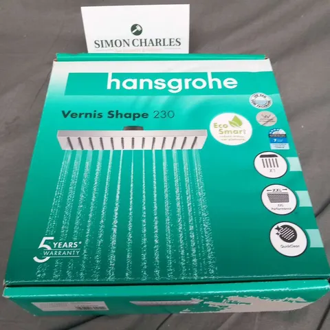 BOXED HANSGROHE VERNIS SHAPE 230 OVERHEAD SHOWER