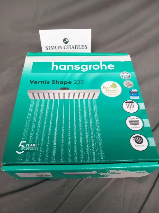 BOXED HANSGROHE VERNIS SHAPE 230 OVERHEAD SHOWER