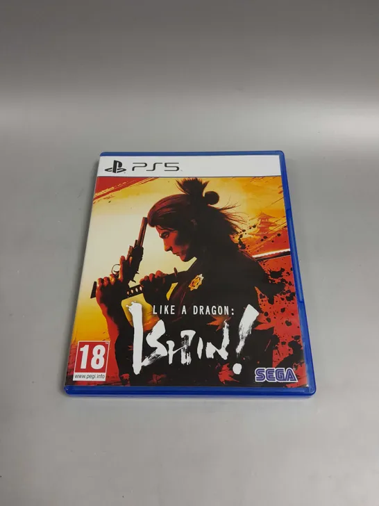 LIKE A DRAGON: ISHIN! FOR PS5