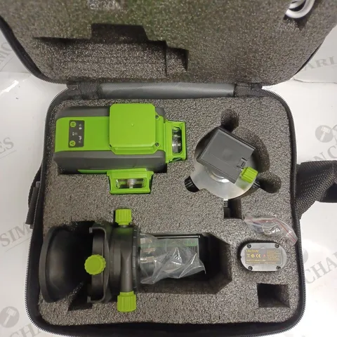 BOXED HUEPAR 360 DEGREES CROSS LINE LASER LEVEL. 