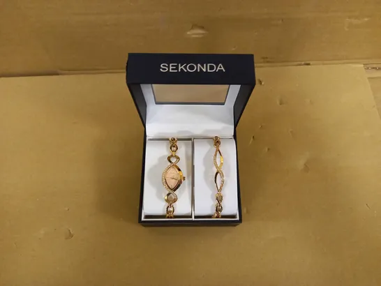 SEKONDA ROSE GOLD WATCH 